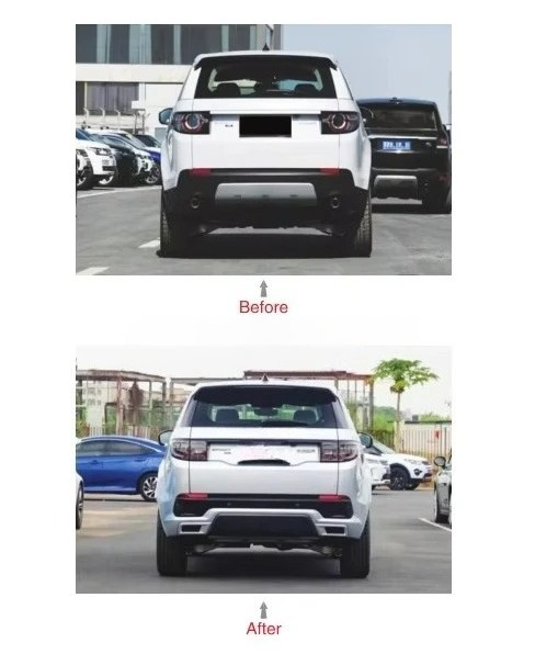 For Discovery Sport 2015-2019 Old Upgrade to 2020 Model Rear Bumper Completely Body Kit